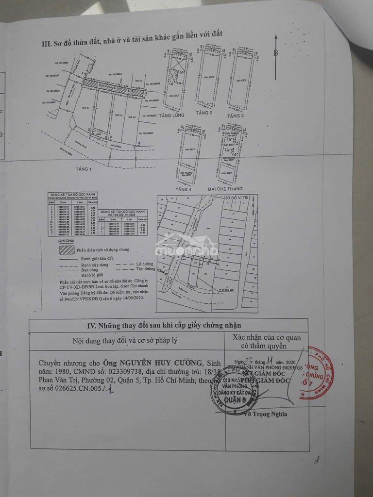 Chính chủ bán nhà mặt tiền kênh tân hóa trung tâm q6 - dtsd 235m2 - 2