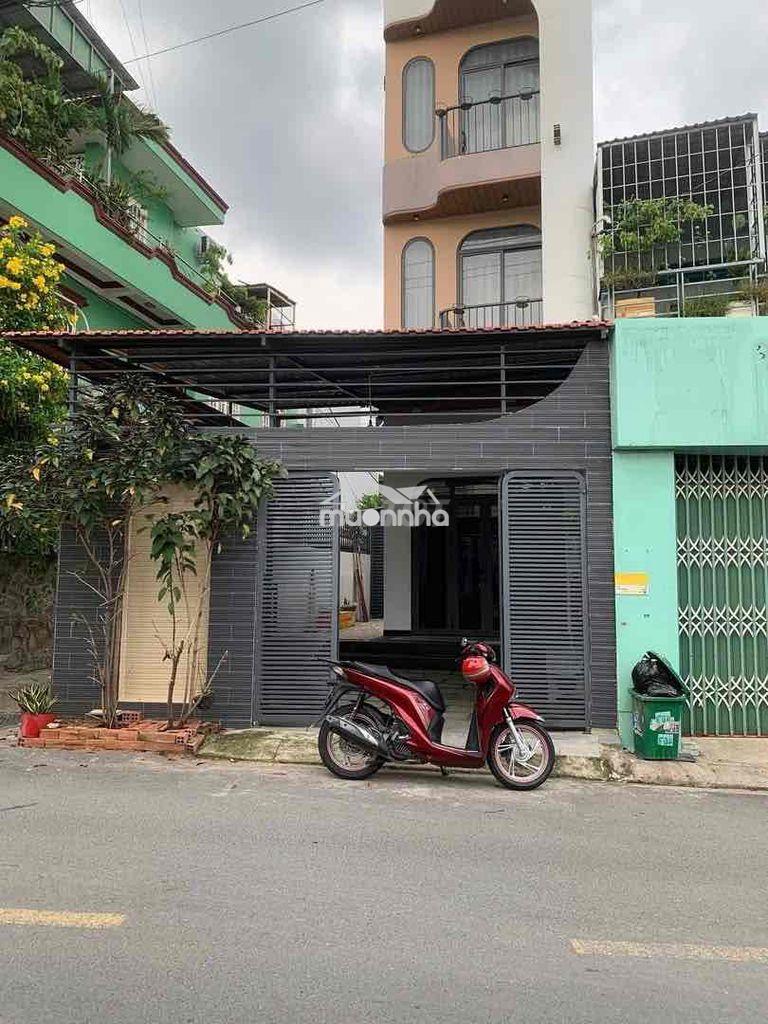 Cho thuê nhà 3 lầu mới đẹp mt hẻm xe tải đường số 2 gần lê văn việt
