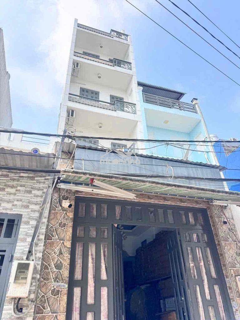 Nhà mới(4x16m) lê văn quới lửng 3lầu+st hẻm tải 7m 6pn 4vs