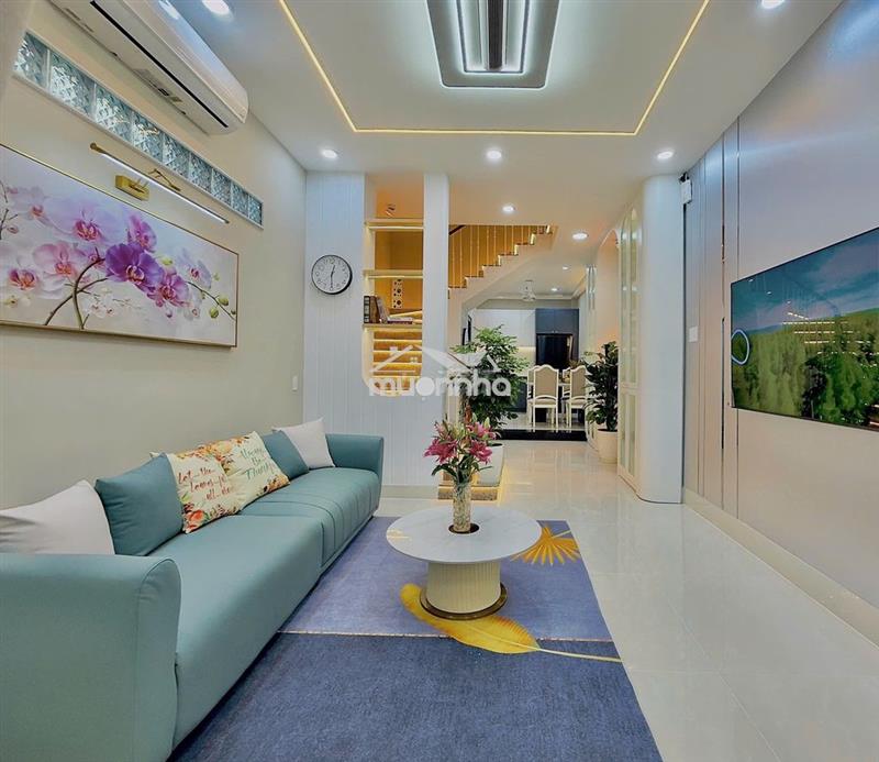 Nhà phú nhuận 2 mặt hẻm nở hậu 53m² giá 10.3 tỷ full nội thất cao cấp.