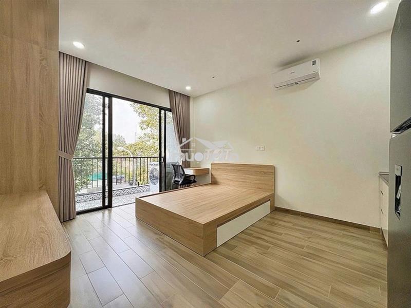 📌 Nguyễn thái sơn_cầu sắt📍căn hộ mới xây 100% - ban công_full nội thất