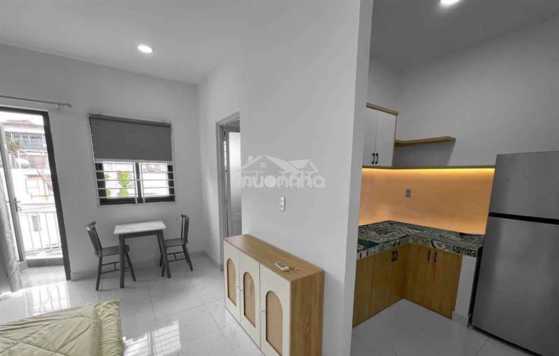 🔥Ngã tư phú nhuân-căn hộ 1 phòng ngủ-ban công-tách bếp-35m2-full nt
