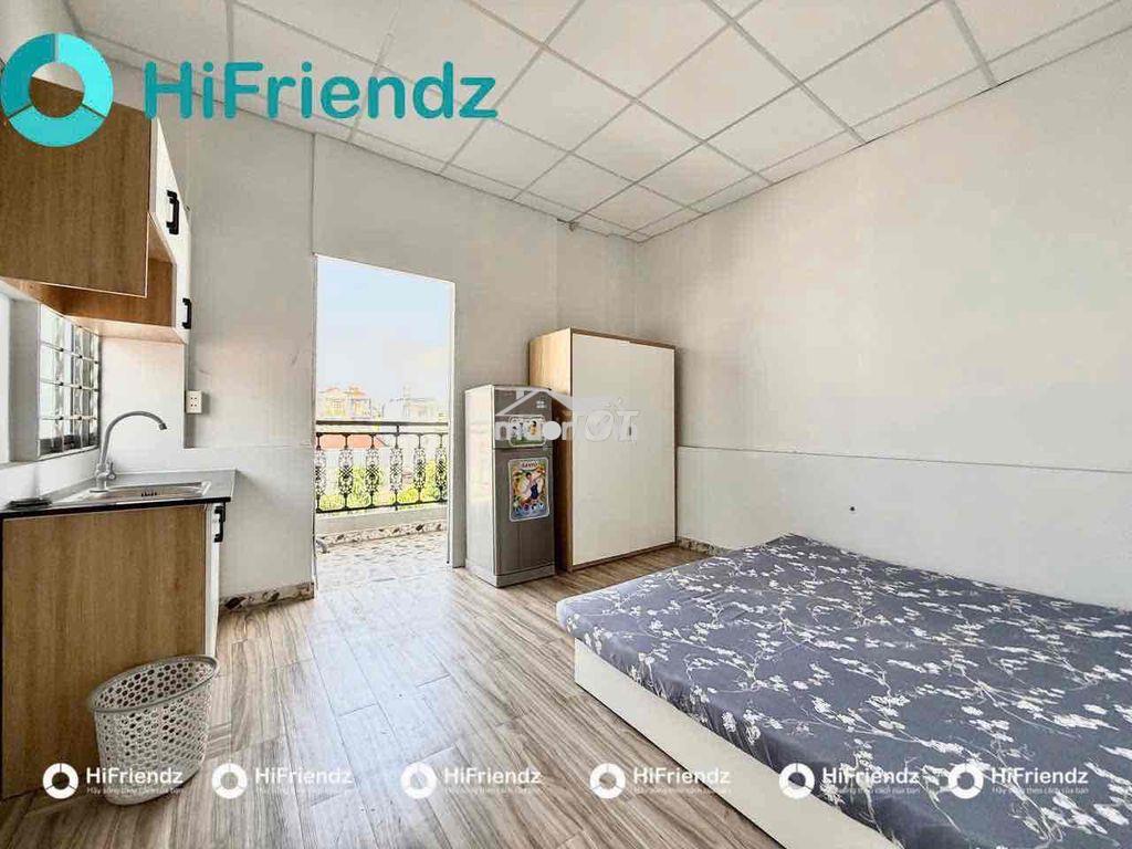 Căn hộ 2 phòng ngủ ban công tách bếp full nội thất - gần đại học mở - 2