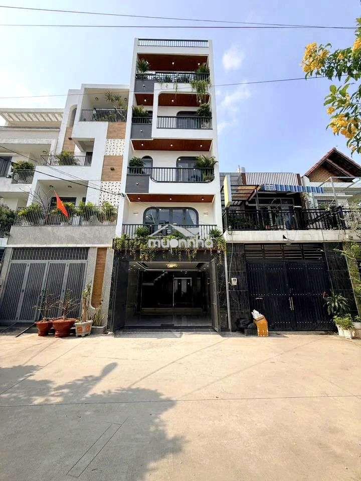 Ngộp, giảm 500tr, nhà 5x17m thang máy 450kg, đường 10m thạnh xuân 25