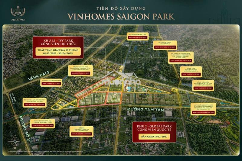 Chỉ 1.99 tỷ sở hữu nhà phố liền kề 4 tầng vinhomes saigon park
