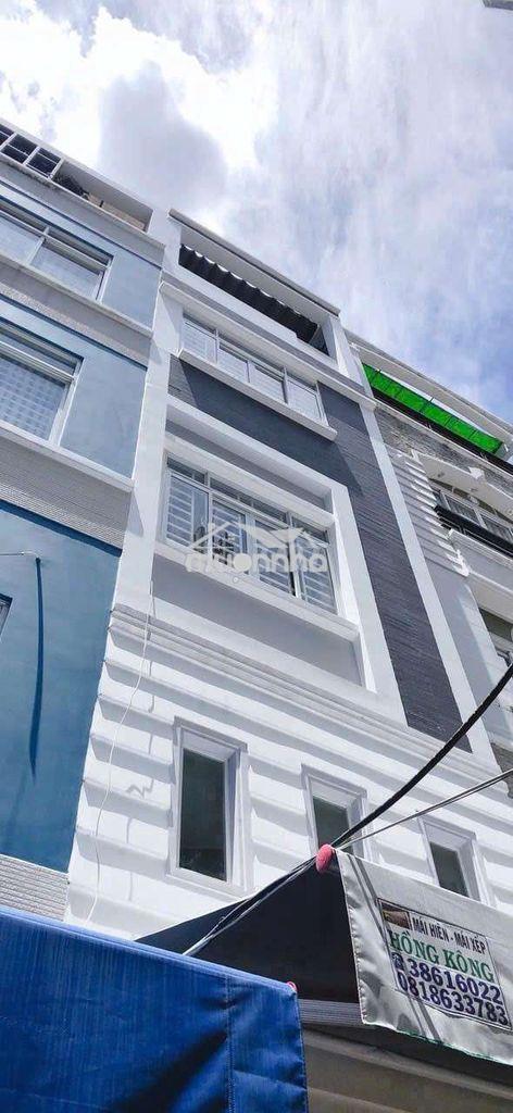 Cho thuê nhà mới đẹp, hxh, trệt lửng 2 lầu sân thượng, 3pn 4vs