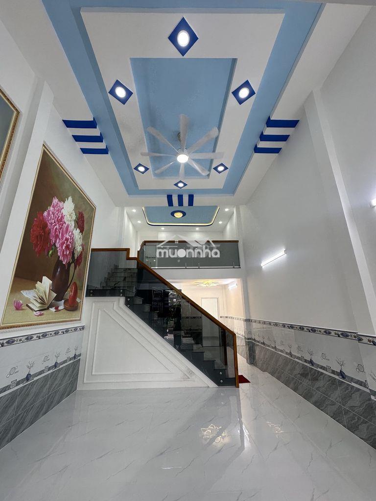 Nhà mới 2pn 1p thờ 2wc hẻm xe hơi 
