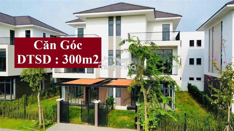 Bán căn góc biệt thự 300m2 đường 16m đối diện sân golf (3 tầng)