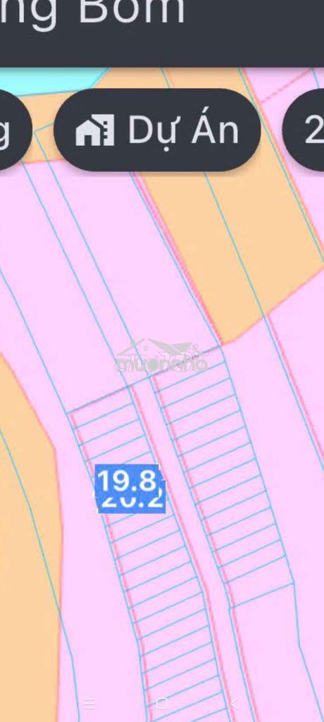 Bán đất thổ cư đã có sổ gần sân bay log thàh dt 5.02x20m giá 979triệu - 3