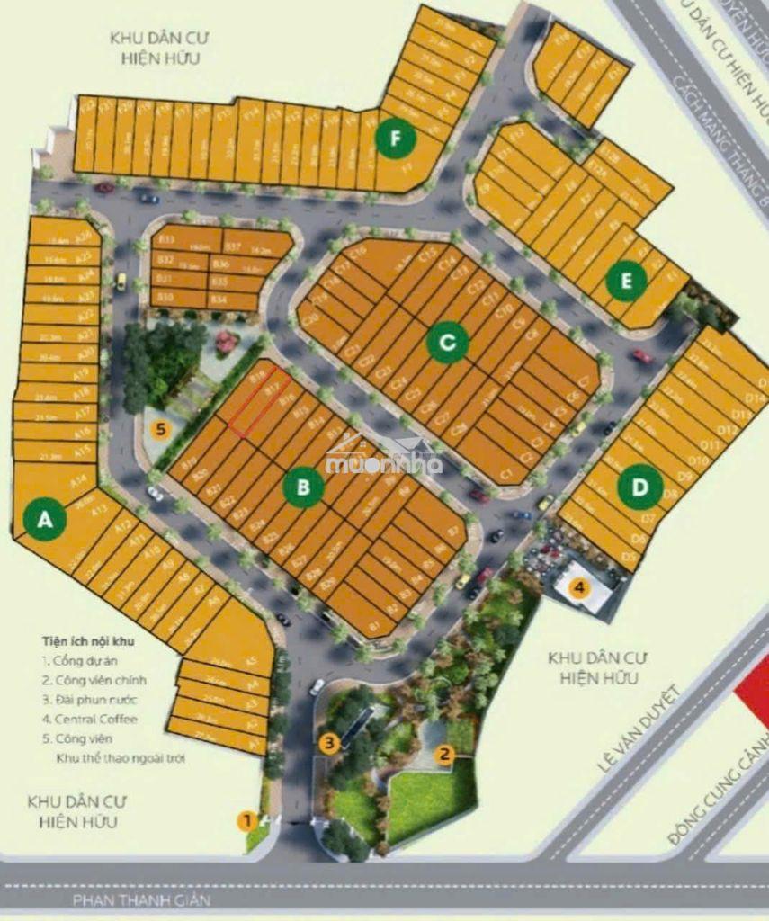 Đất kdc 113m2, central garden, chợ lái thiêu - 2