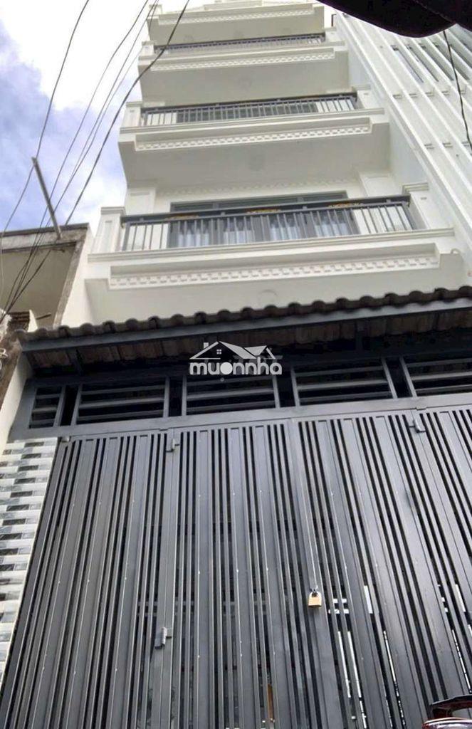 Nhà ngã tư bốn xã 4x13m đúc 1 lửng 3 lầu có 5pn