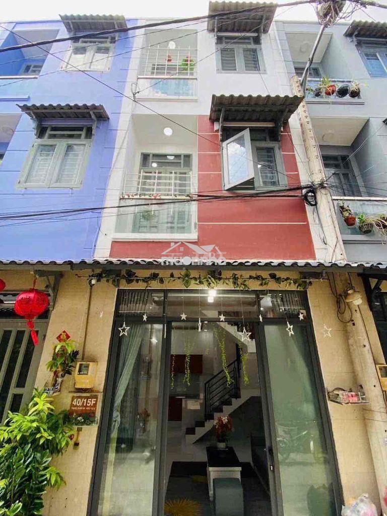 Nhà thạnh xuân 25 3,5m x10m nhà 1 trệt 2 lầu 3pn 3 wc thổ cư 100%