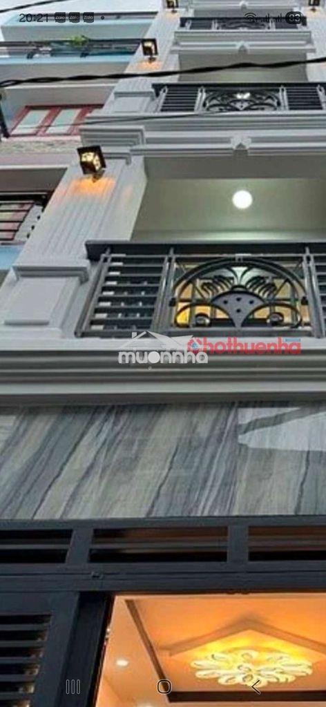 Nhà cho thuê nguyên căn quận 4 ngang 3 dài 9 trệt 2 lầu sân thượng - 3