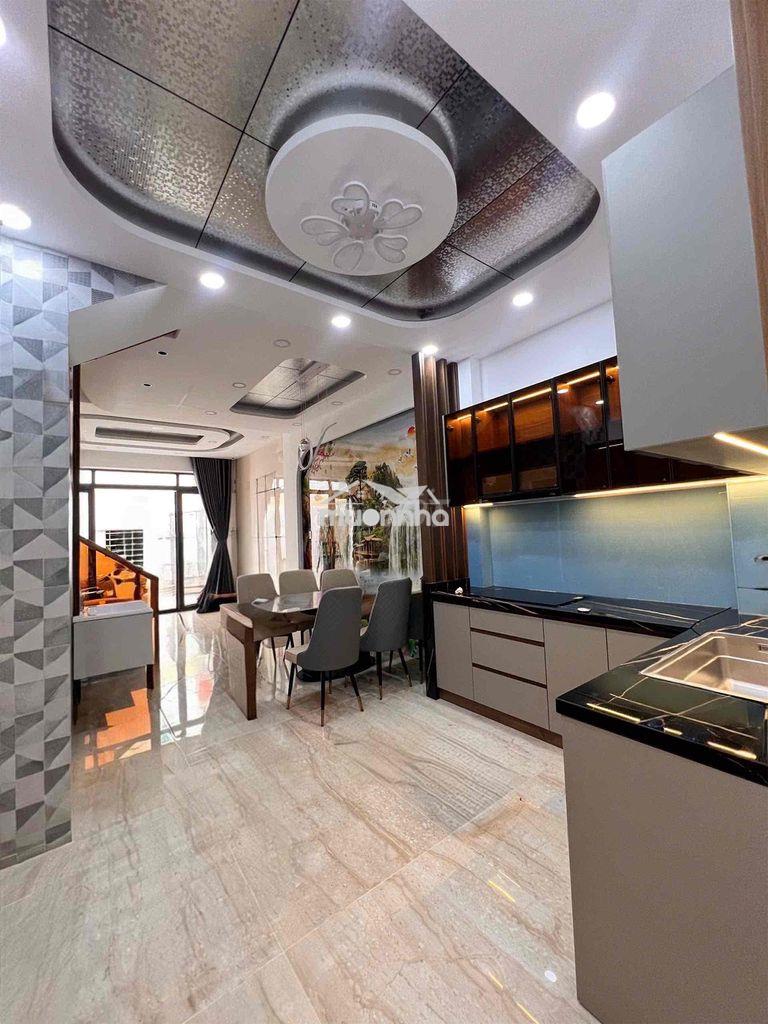 7.65 tỷ [4.1m x 16m] nhà mới full nội thất sát mặt tiền gần đầm sen - 4