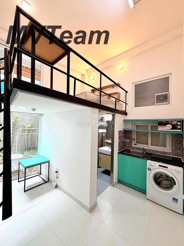 Duplex sân vườn - thang máy - hầm xe - full nội thất - nkkn quận 3