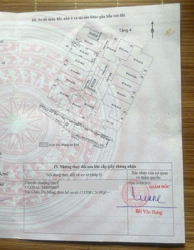 Bán gấp chung cư b1a hoà khánh - 3