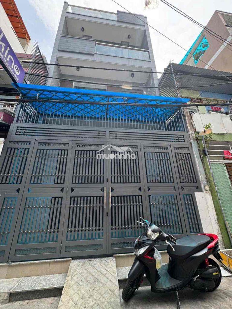 Nhà 5x15m 1 trệt 3 lầu st 6pn 4wc hxh kênh tân hoá - giá 9.5 tỷ tl