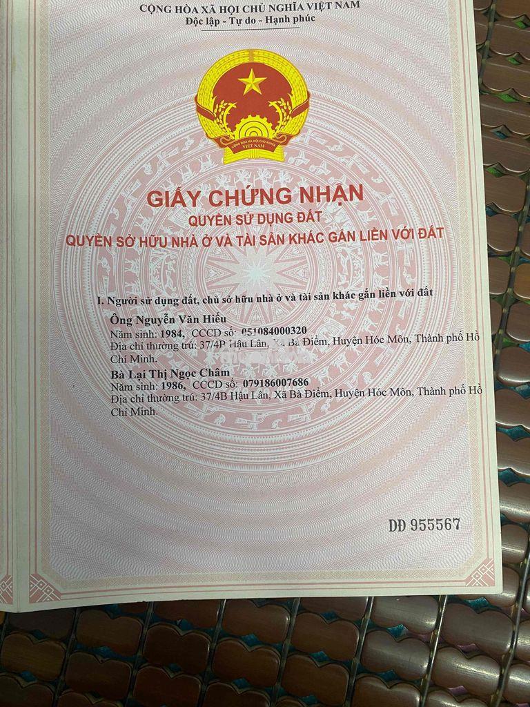 Cần bán lô đất trên đường hóc trâm - 2