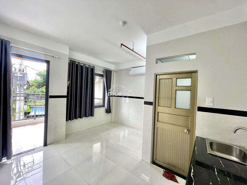 Studio máy lạnh, máy giặt riêng bancol ngay cổng sau cvpm quang trung - 4