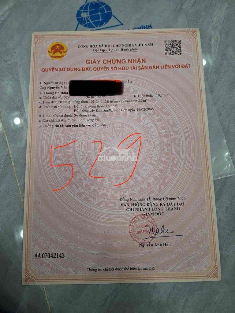 Bán 3 ô đất thổ cư - có ô 2 mặt tiền - bán nguyên seal hoặc bán lẻ
