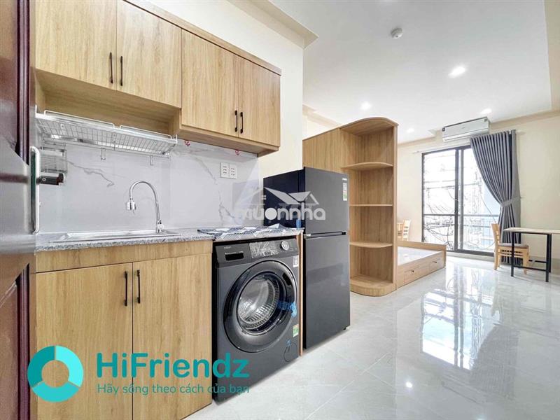 Studio full nội thất mới xây 100% máy giặt riêng - ngay ngã tư bốn xã