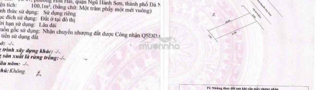 📫 Chào bán lô nguyễn duy trinh - ngũ hành sơn - 2