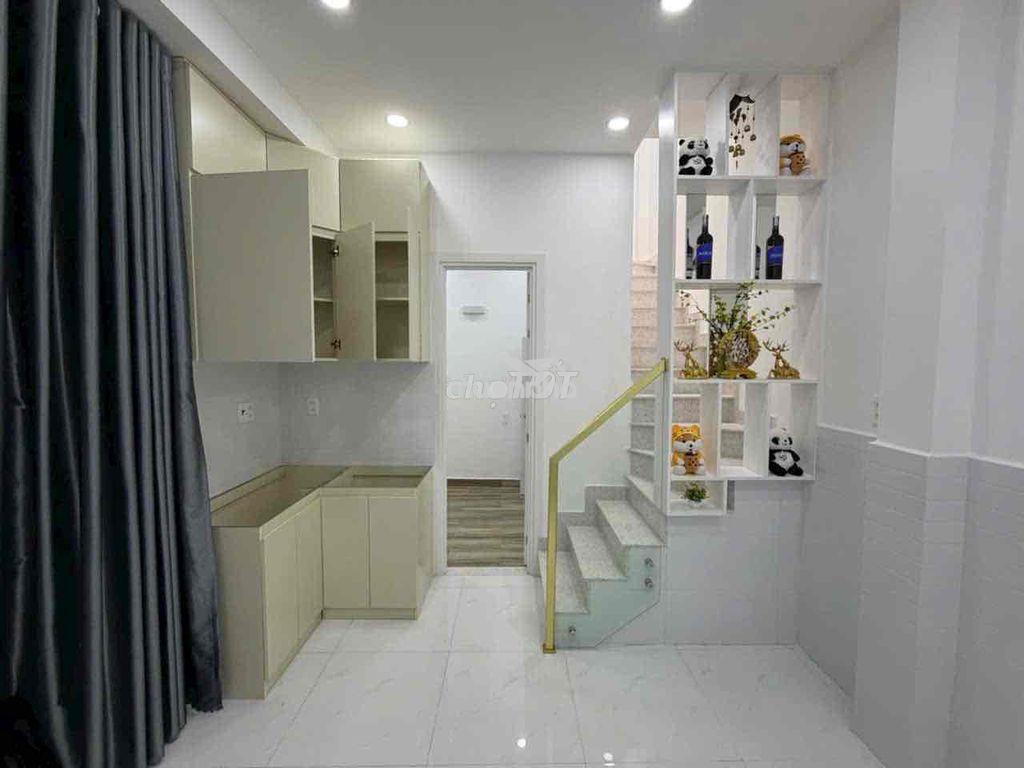 Nhà đường hồng lạc, 3.5x5.6m, xây mới full nội thất 2pn 2wc, giá 3.55 - 2