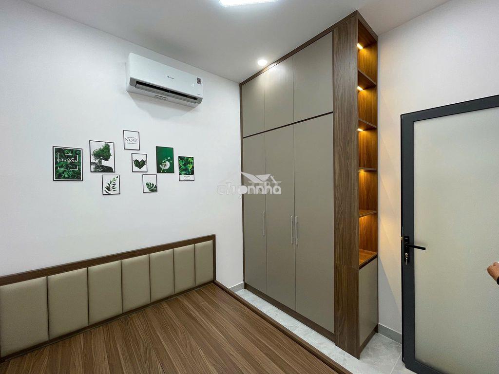 Bán căn nhà 100m2 - nhà full nội thất - 2pn-1wc - gần bờ bao sông sg - 4