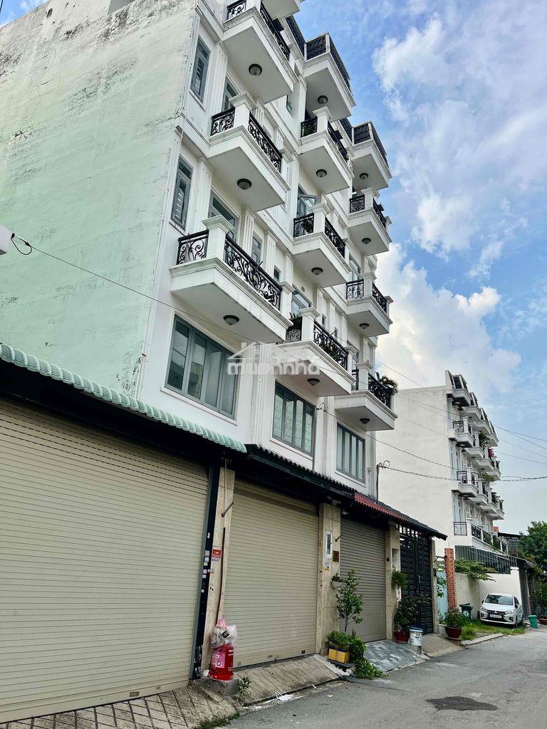 Cho thuê nhà mới sạch sẻ dt 4x17 1trệt 3lầu 4pn 5wc sân thượng hẻm tải - 2