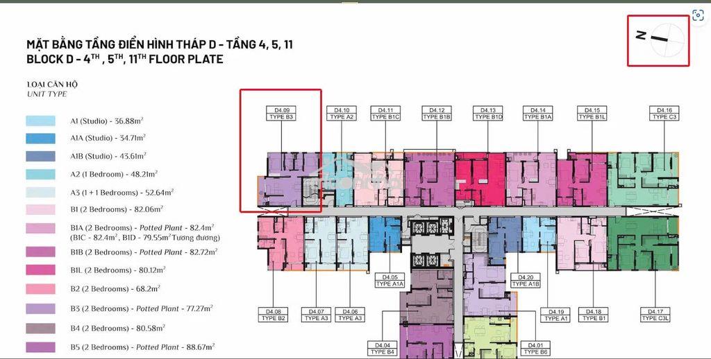 Chính chủ bán giá rẻ tầng thấp elysian lò lu 77m2 chỉ 4.9tỷ full nt - 4