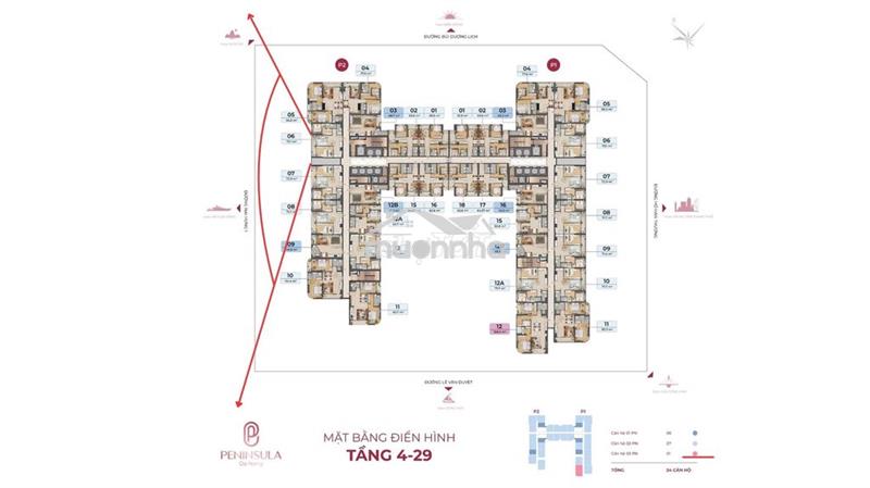Căn hộ peninsula trực diện sông hàn chỉ từ 60 triệu/m2 - liên hệ ngay
