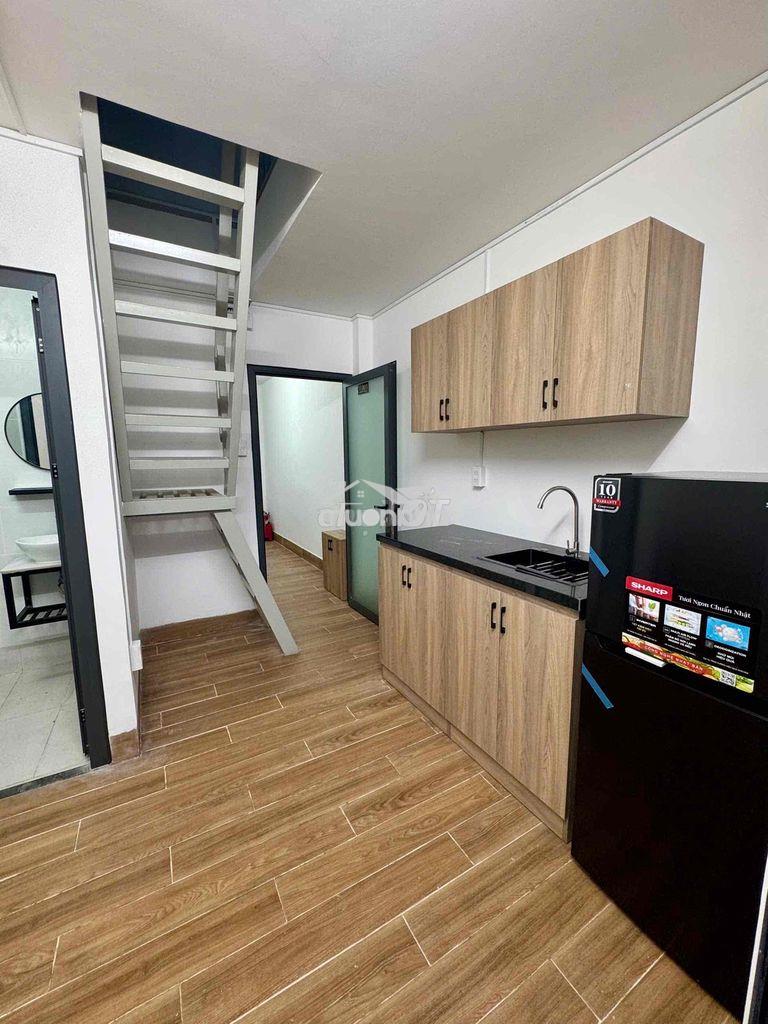 Căn hộ mini 30m2 1 trệt 1 gác cao, có 2 ban công thoáng | sát q1 - 3