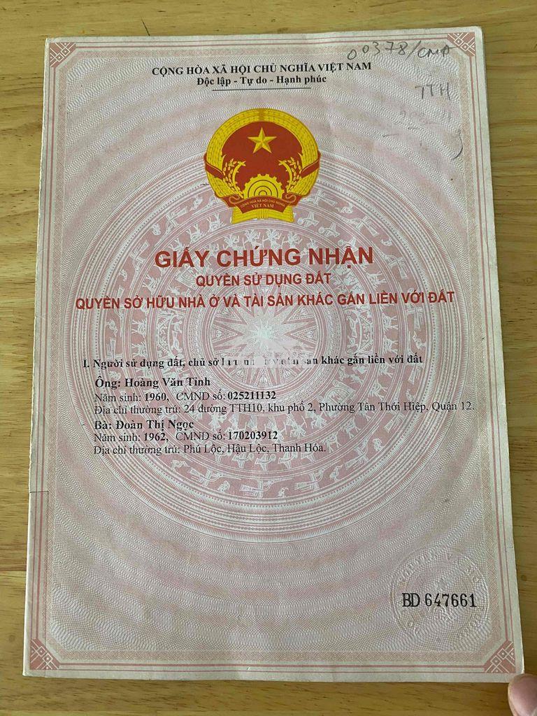 Ban đất thổ cư quận 12 - 4
