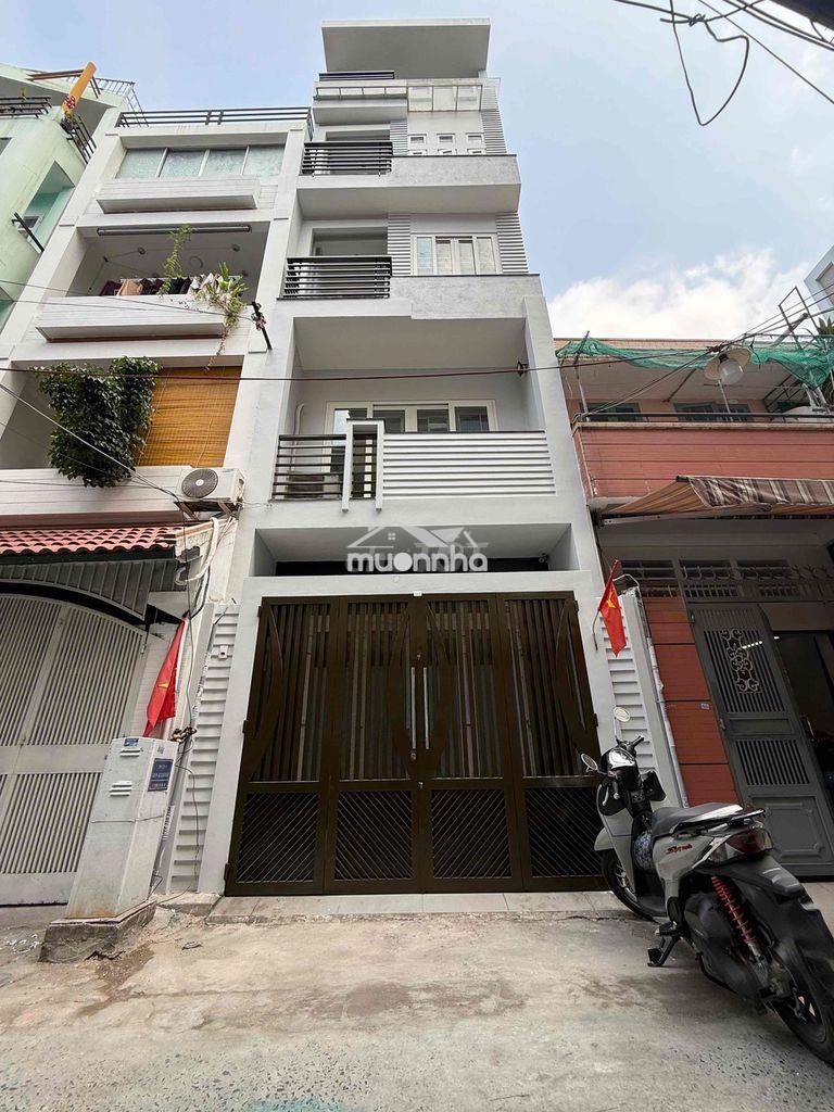 Nhà hxh bàn cờ p3 q3, 4.3x15m, 65m2, 5 tầng, 6pn 5wc