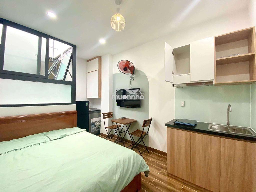 Studio 4x full nội thất cửa sổ trời thoáng ngay chợ xóm mới - 2