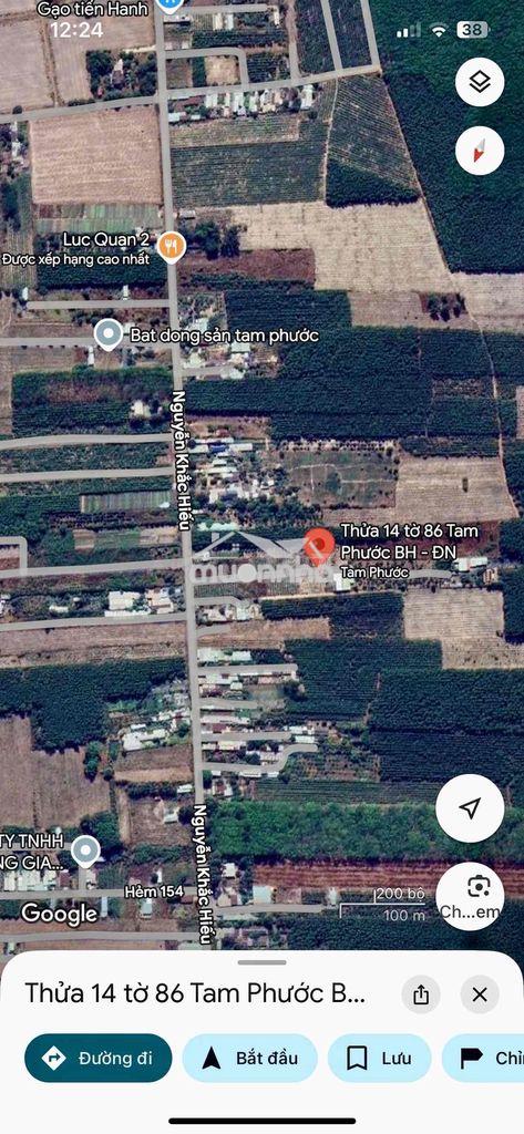 Chính chủ bán 106m2 đất tại tam phước, biên hoà, đồng nai - 2