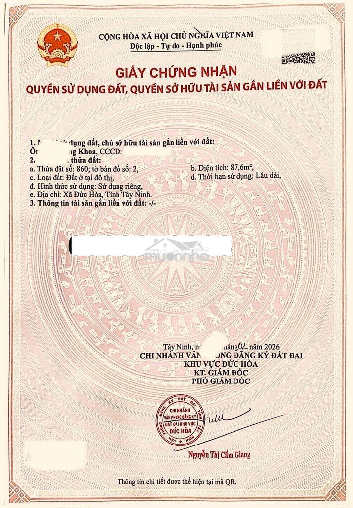 Bán lô c26 dự án goldmark city-sổ hồng riêng-sát kcn tân đức, tân đô
