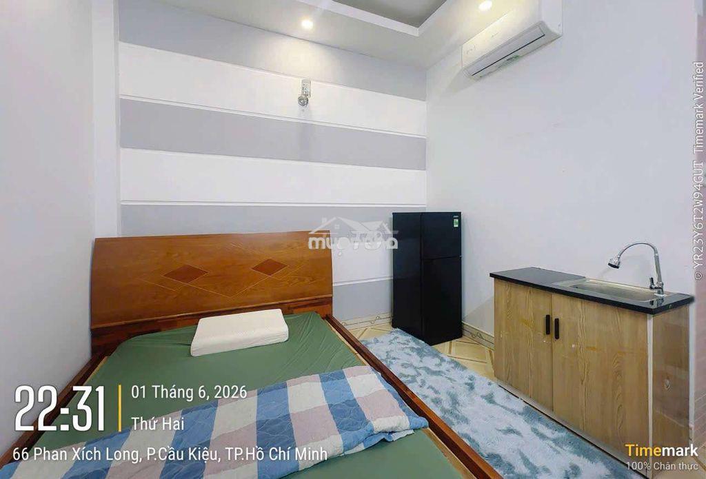 Chỉ 3.89 triệu/tháng studio 25m2 cửa sổ phan đăng lưu - 4