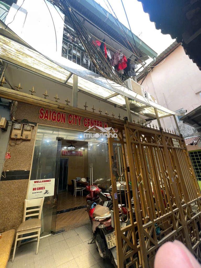 Nhà hẽm nguyên công trứ. diện tích : 5 x 20m.
