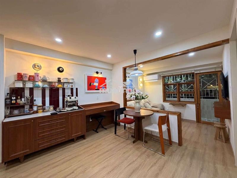 Cho thuê chdv studio vintage full nội thất ngay gần vincom, emart pvt