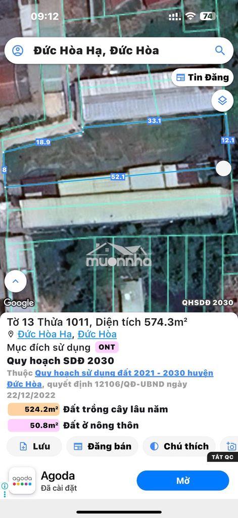 Chính chủ bán đất trung tâm đức hòa – đối diện kcn tân đức - 3