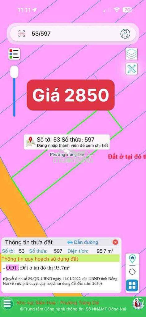 Bán lô đất sổ riêng thổ cư dài 45 mét - 3