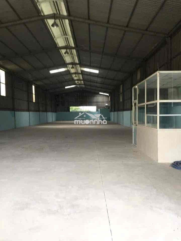 Kho cho thuê đường nhựa định hoà, thủ dầu một. dt 12x53m có điện 3fa
