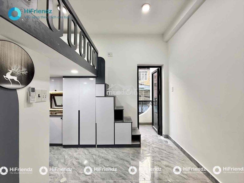 Cho thuê căn hộ có gác mới 100% ngay chợ hạnh thông tây - 2