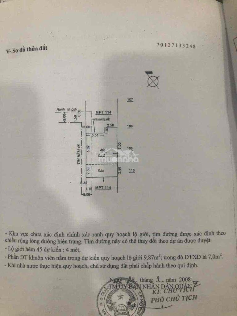 Chính chủ bán 43/2a đặng lộ 8.5x6 trệt 2 lầu , nhà mới - 2