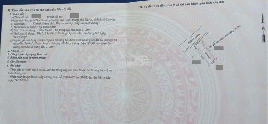 Nhà phố gần chợ tân bình và ngã tư chiêuliêu, phường tân bình dĩ an - 4