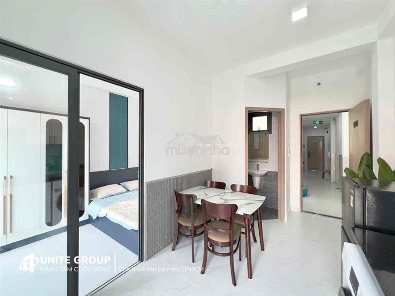 Căn hộ ngay nguyễn thượng hiền 47m2, ban công, tách bếp full nội thất