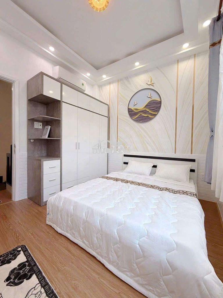 Nhỉnh 20tr- nhà mới full nội thất phan văn trị- 4 pn - 4