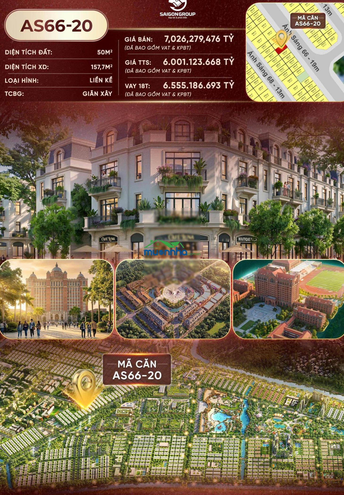 Chỉ từ 1 tỷ 514tr - sở hữu nhà ở liền kề mặt tiền đường lớn 19m, view công viên | giá rẻ - tốt - 3