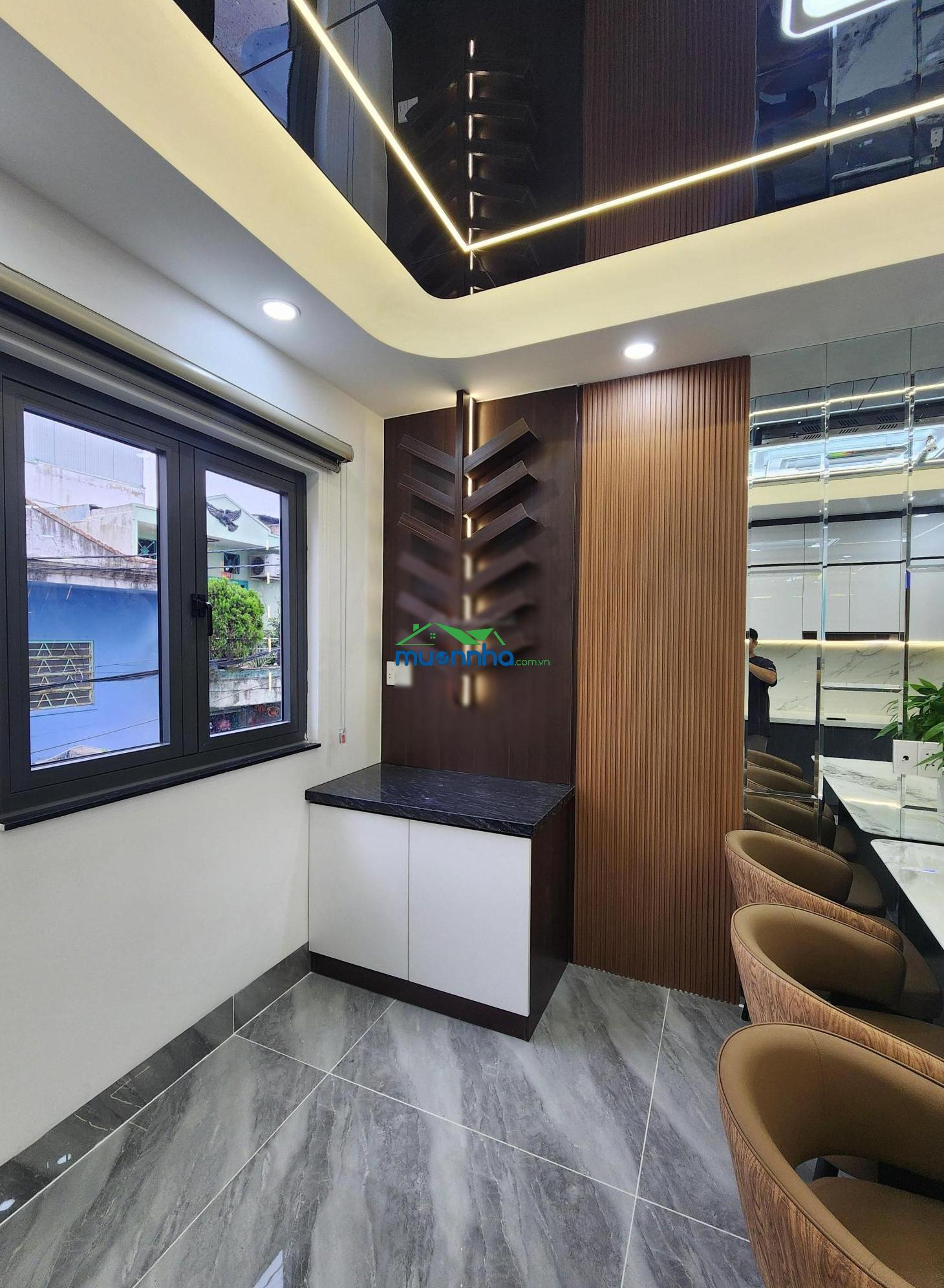 Nhà 5 phòng ngủ, dt 66m2 có phòng xông hơi dtsd 270m2 đường 6m thông cạnh lê văn quới hơn 7 tỷ - 3